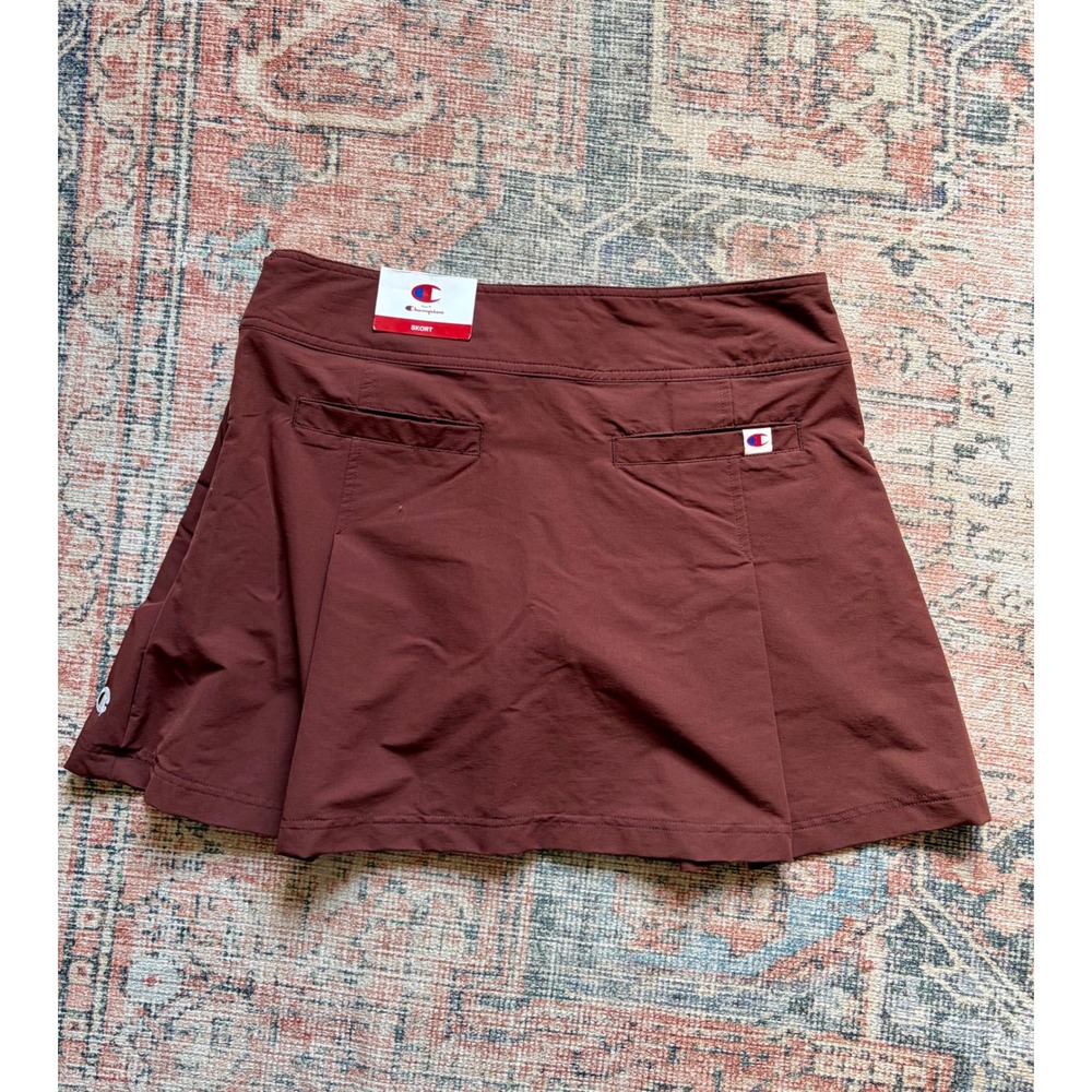 Champion Women's 12 Athletic Pleated Golf Tennis Skort Burgundy NWT